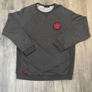 Dutch Bros Dutch Luv Grey Crewneck Sweatshirt size L